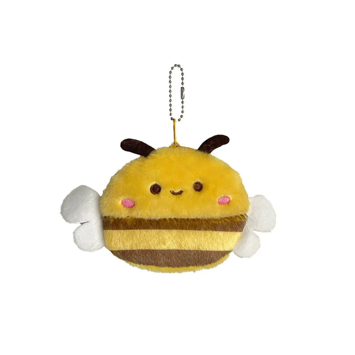 Cute bee plush coin purse kids cartoon animal doll bee money bag bag pendant fashion storage bag small bag office storage thumbnail 5