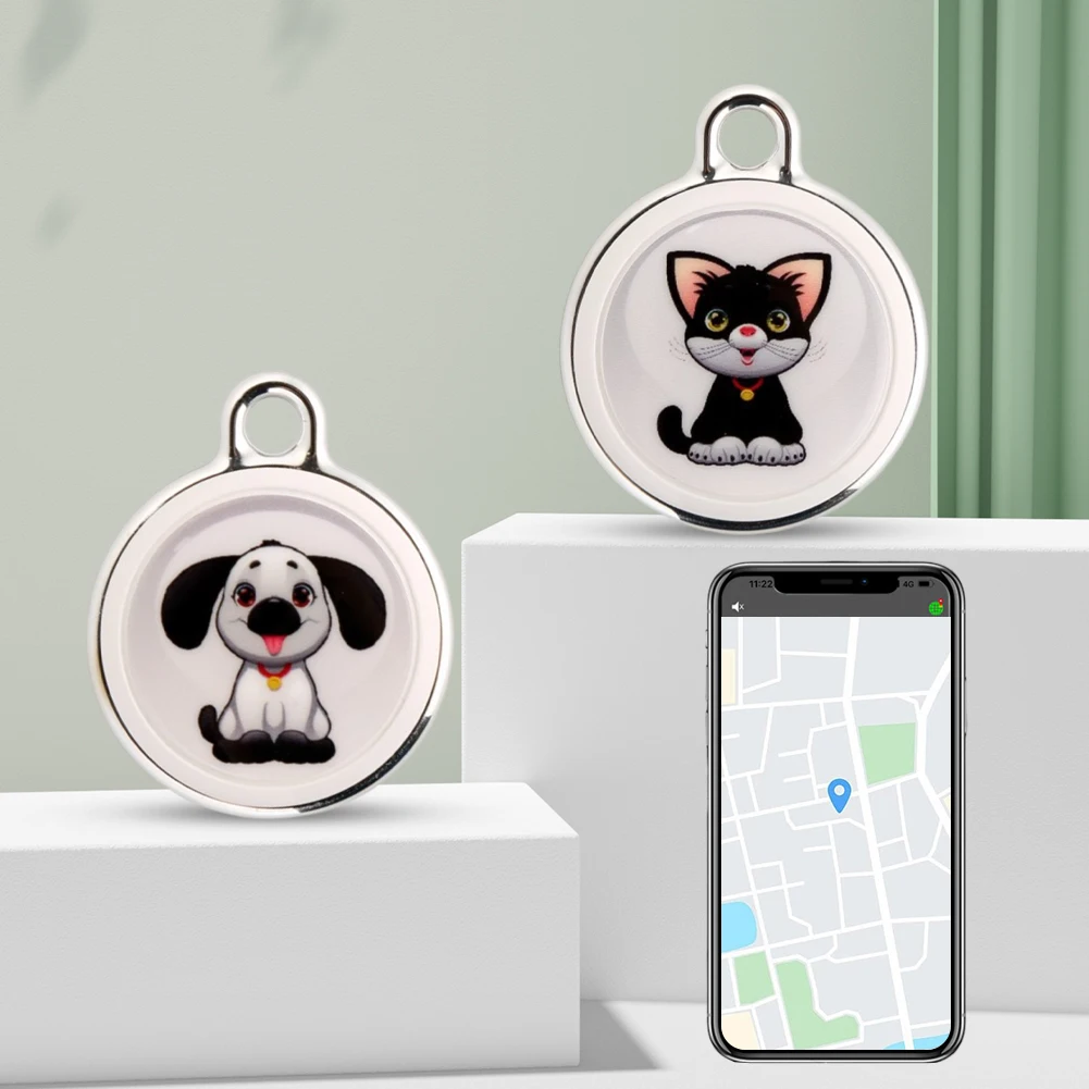 Pet Anti-Lost GPS Tracker Bluetooth-compatible Anti-Lost GPS Tracker Locator Finder Waterproof GPS Tracking Device for Dogs Cats