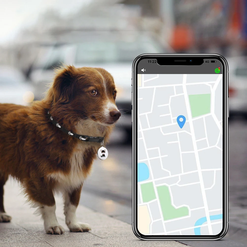 Pet Anti-Lost GPS Tracker Bluetooth-compatible Anti-Lost GPS Tracker Locator Finder Waterproof GPS Tracking Device for Dogs Cats thumbnail 4