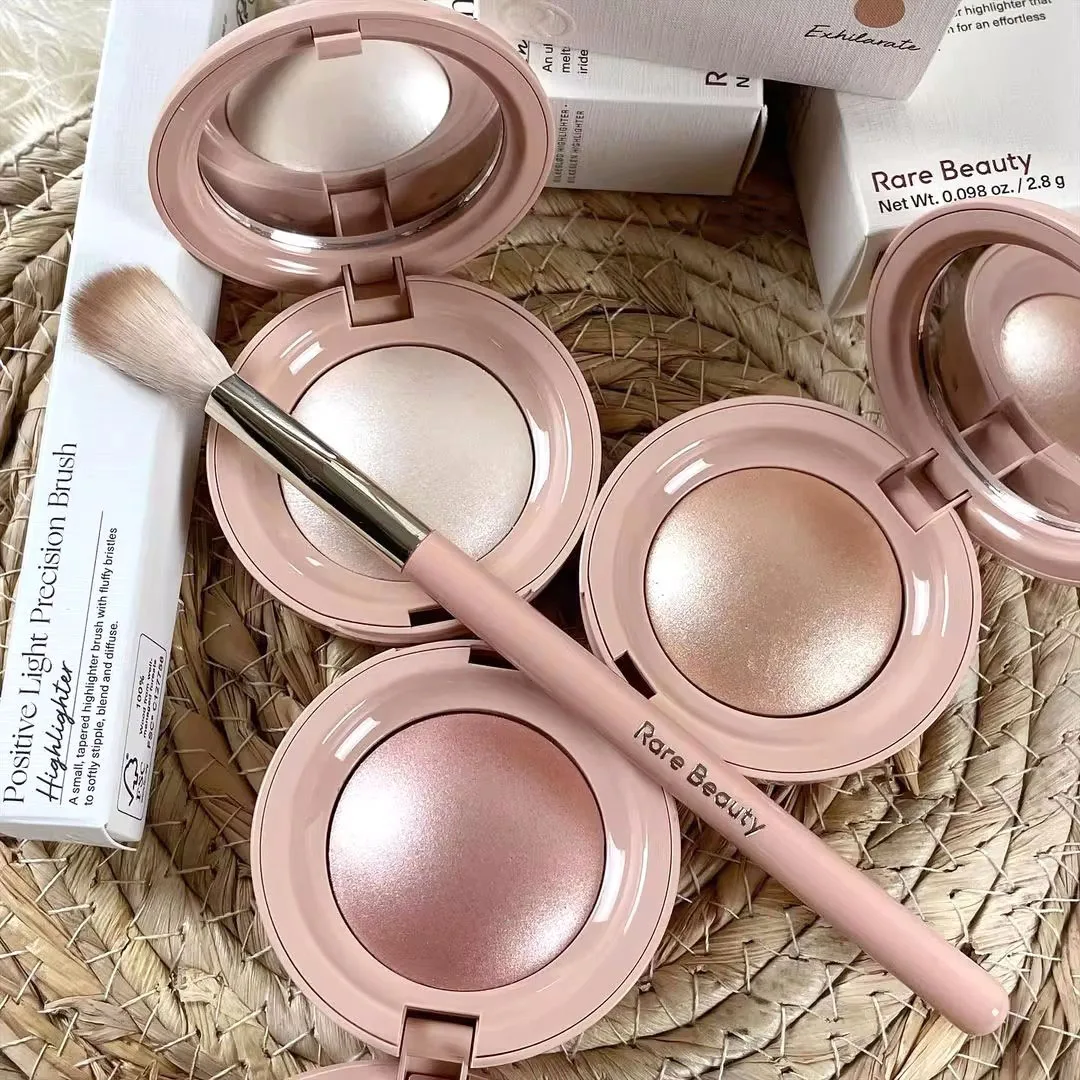 Rare Beauty Liquid Blush Highlighter Contour High Glossy Finish Luminizer Makeup Gel Face Body Brighten Glitter Natural Contour thumbnail 2