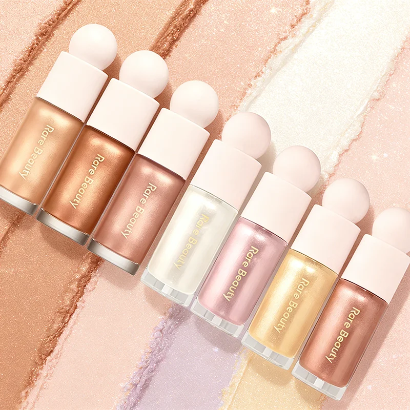 Rare Beauty Liquid Blush Highlighter Contour High Glossy Finish Luminizer Makeup Gel Face Body Brighten Glitter Natural Contour thumbnail 3
