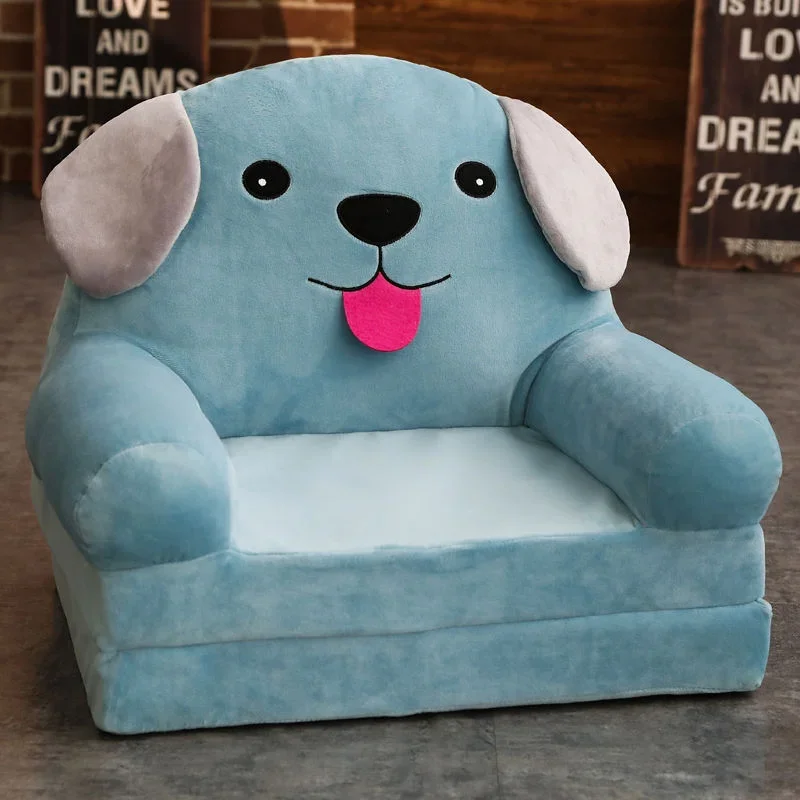 Sofas Children Sofa Cute Cartoon Lazy Folding Small Sofa Bed Girl Princess Baby Toddler Dual-purpose Child Seat  Sofas Princess thumbnail 4