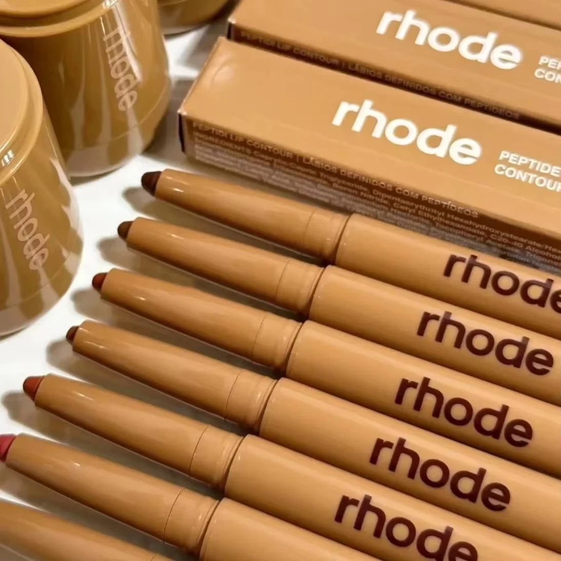 Brand Skin Peptide Lip Shape Pen Lip Liner Long Lasting Lip Tint Pencil Pen Makeup Lipstick Powder Blusher Gloss Rouge Makeup thumbnail 2