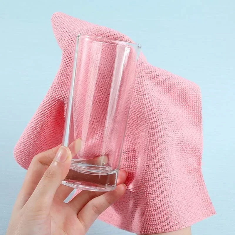 Tear Off Microfiber Cleaning Cloth Roll Kitchen Dish Towels Super Absorbent Quick Drying Rags Multi Purpose Household Cleaning thumbnail 5
