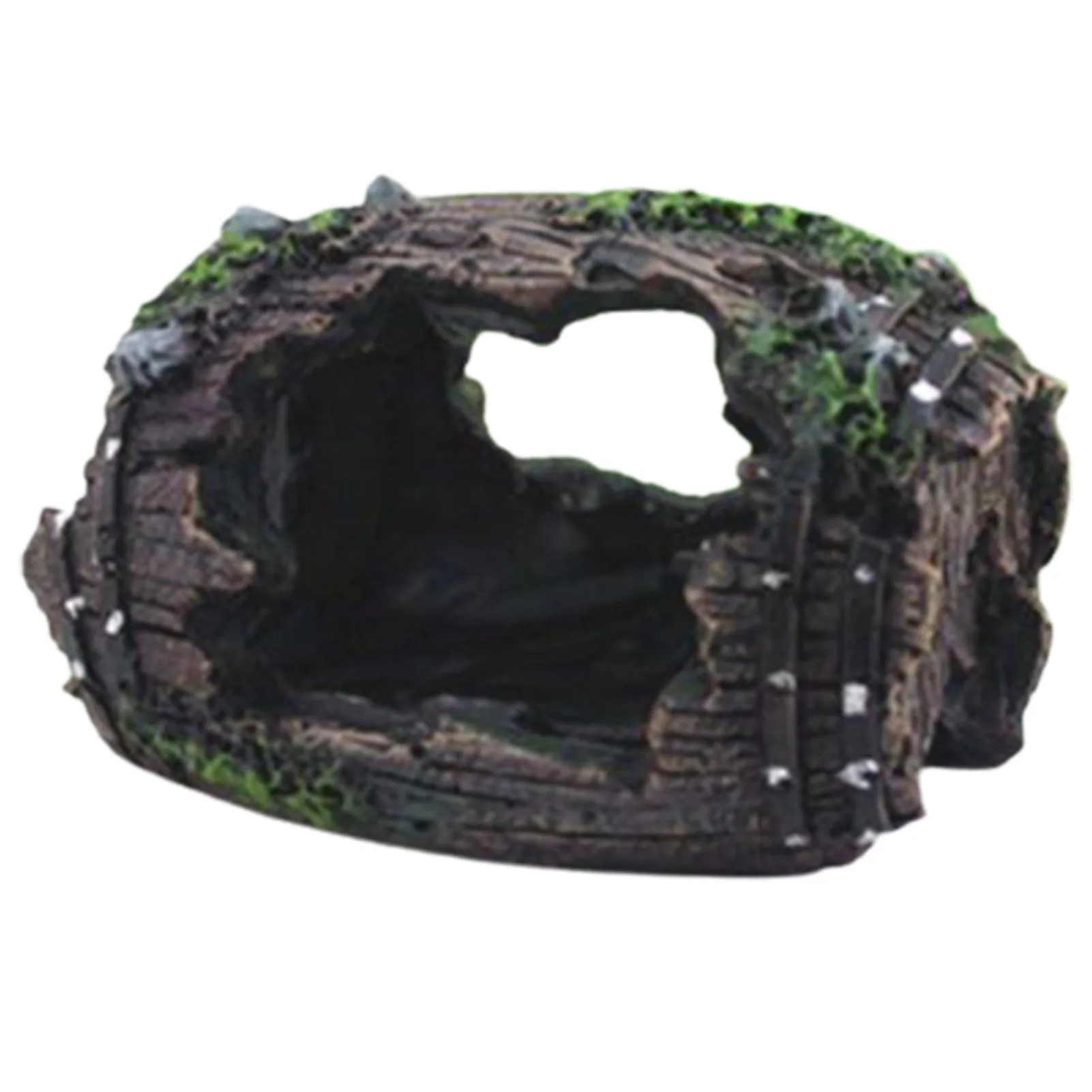 Aquarium Ornament Hollow Hole Log Tree Tunnel Cave Fish Tank Landscaping Decoration Aquatic Pet Accessories thumbnail 6