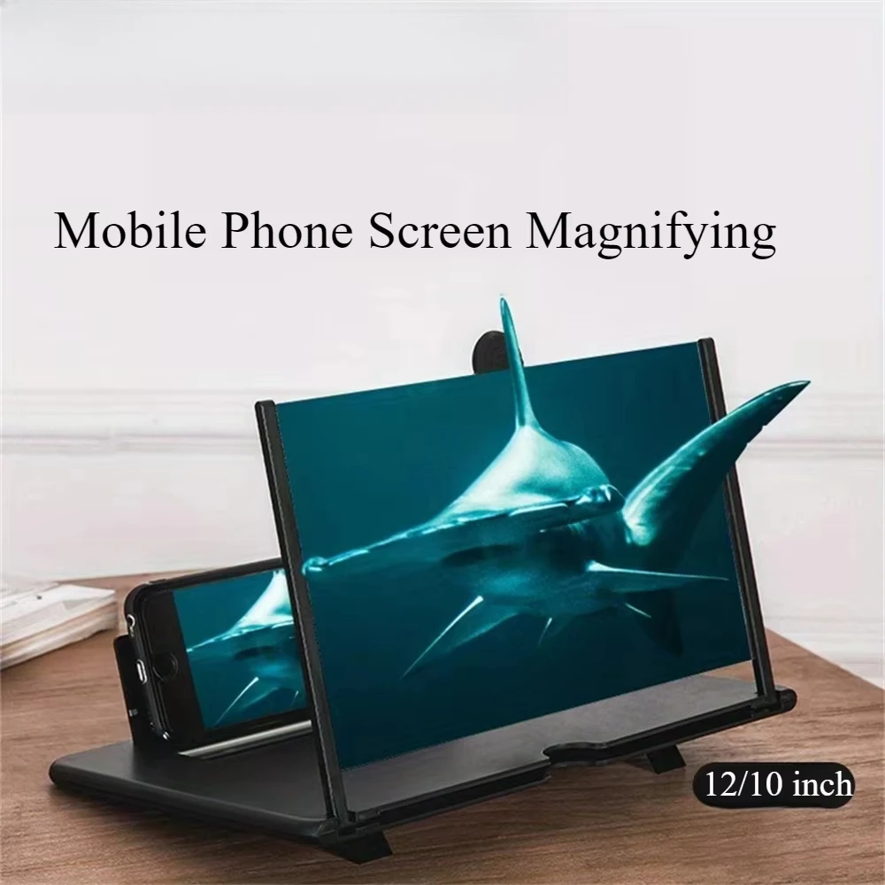 Phone Screen Magnifier for Smartphones HD Video Amplifier Stand Bracket 3D Cell Phones Screen Magnifier Mobile Phone Accessories thumbnail 2