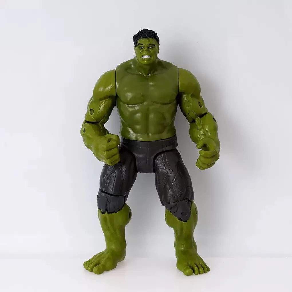 17 Cm Children Toys Marvel Anime Figures Spiderman Hulk Action Figure Iron Man Cartoon Kids Toy Christmas Gift Glow Doll Hobbies thumbnail 5