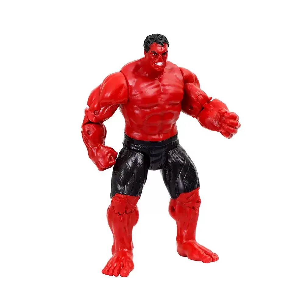 17 Cm Children Toys Marvel Anime Figures Spiderman Hulk Action Figure Iron Man Cartoon Kids Toy Christmas Gift Glow Doll Hobbies thumbnail 3