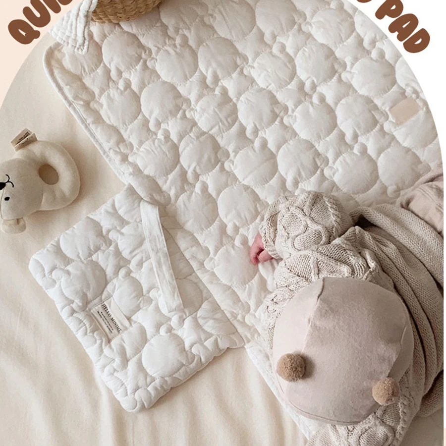 Baby Waterproof Changing Pad Multifunctional Portable Diaper Mat Foldable Travel Pee Pad With Diaper Bag thumbnail 2