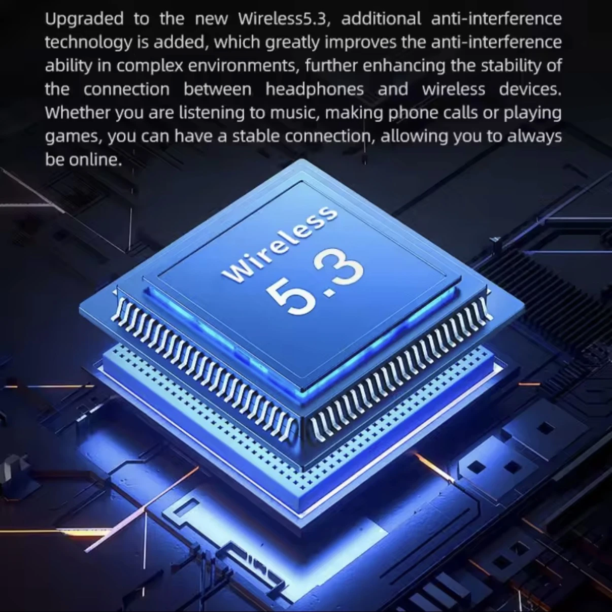 UEESFIT A5 TWS Wireless Bluetooth Earphones Sports Gaming HiFi Sound Headphones Noise Reduction In ear Earbuds With Microphone thumbnail 2