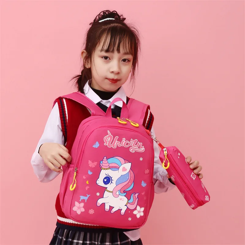 Boys Girls Cute Cartoon Toddler Rucksack Kindergarten Schoolbag Anti-lost Backpacks School Bags thumbnail 3