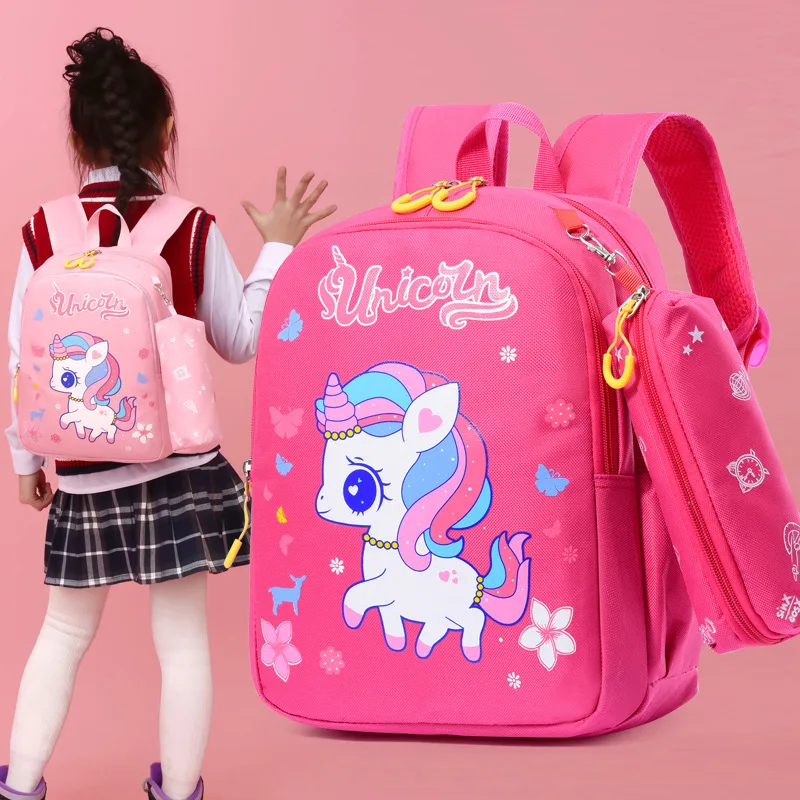 Boys Girls Cute Cartoon Toddler Rucksack Kindergarten Schoolbag Anti-lost Backpacks School Bags thumbnail 2