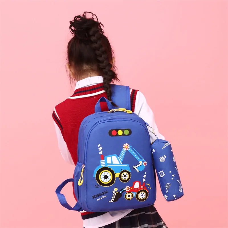 Boys Girls Cute Cartoon Toddler Rucksack Kindergarten Schoolbag Anti-lost Backpacks School Bags thumbnail 4