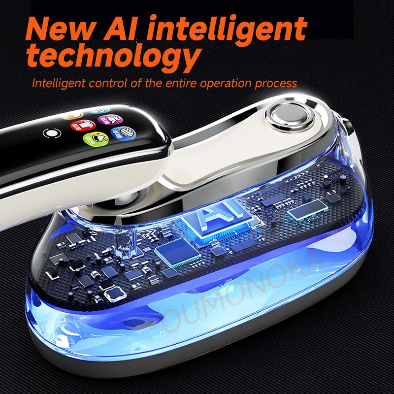 AI Control Handheld Garment Steamer Home Electric Steam Cleaner Portable Foldable Mite Removal Travel Flat Ironing Machine thumbnail 3