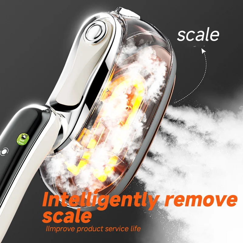 AI Control Handheld Garment Steamer Home Electric Steam Cleaner Portable Foldable Mite Removal Travel Flat Ironing Machine thumbnail 6