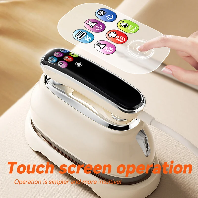 AI Control Handheld Garment Steamer Home Electric Steam Cleaner Portable Foldable Mite Removal Travel Flat Ironing Machine thumbnail 5