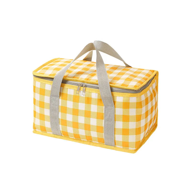 Large Capacity Insulated Picnic Bag Outdoor Camping Picnic Basket Portable Travel Lunch Bag Tote Handbag Food Thermal Cooler Bag thumbnail 4