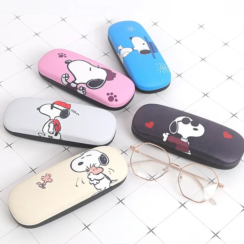 Snoopys Men Eyeglasses Box Women Hard-shell Glasses Case Cartoon Anime Derivative Peripherals Portable Crush-resistant Box Gift thumbnail 5
