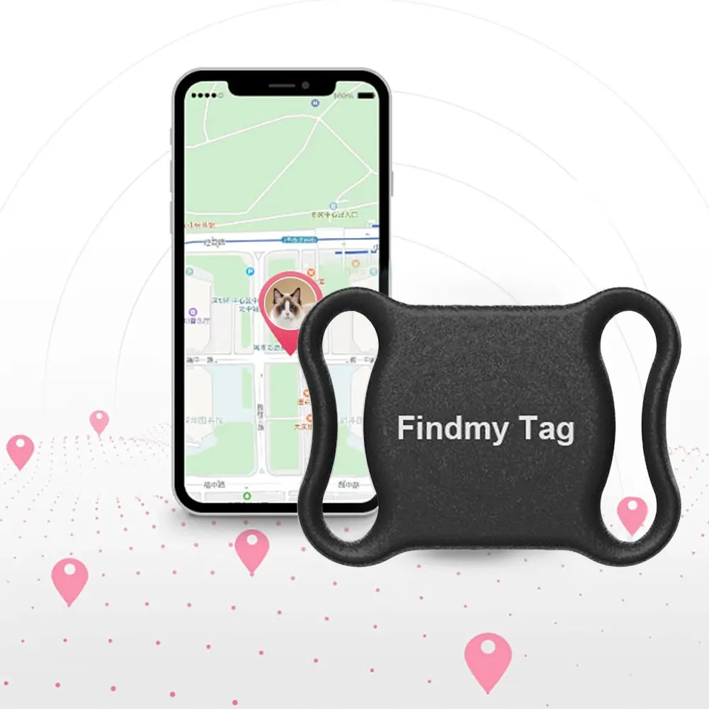 Pet Anti-Lost GPS Tracker Bluetooth-compatible Smart Locator GPS Tracking Device for Dogs Cats Kids Pets Keychain Wallet Luggage thumbnail 3