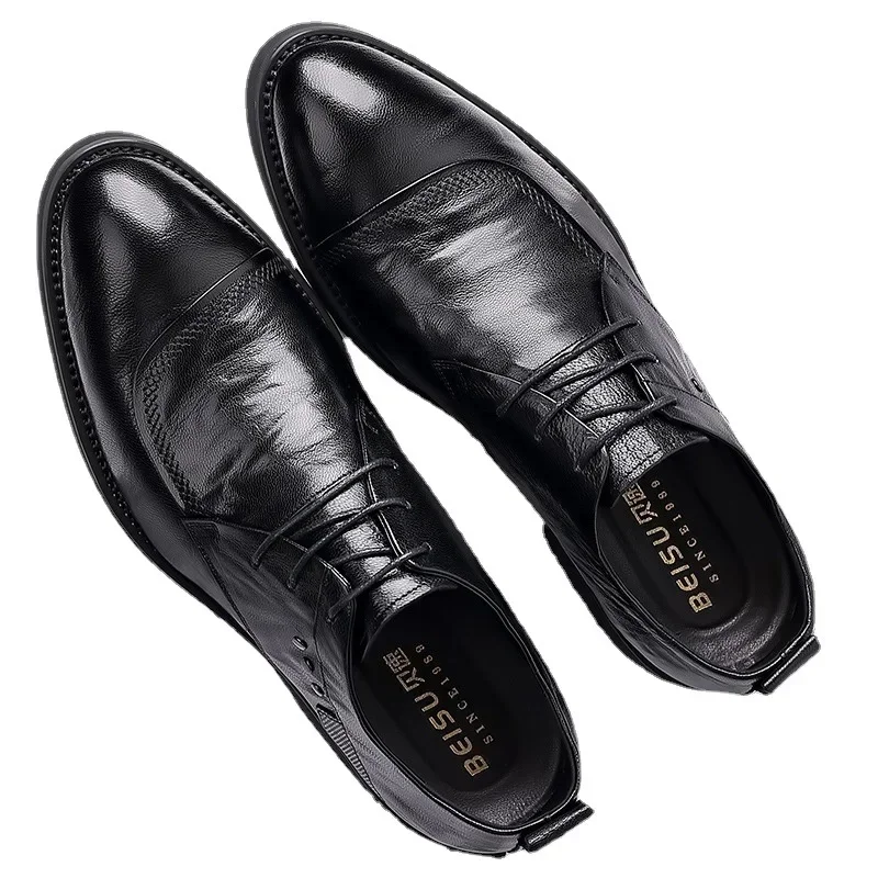 Dress Shoes for Men Shoes Male Genuine Leather Business Formal Oxfords Footwear Man High Quality Leather Loafers Zapatos Hombre thumbnail 2