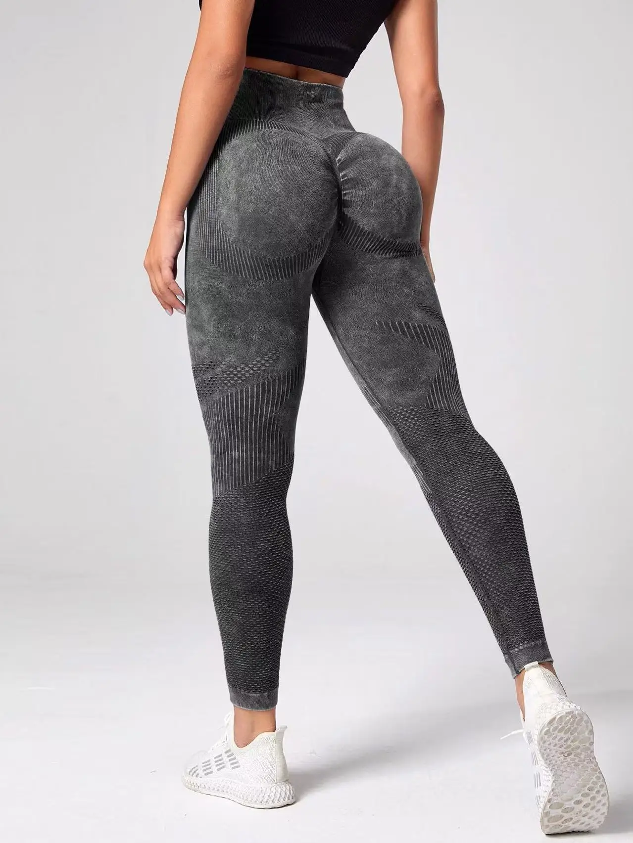 Seamless Leggings Sport Women Fitness Push Up Yoga Pants High Waist Hip-lifting Workout Running Scrunch Sportswear Gym Tights thumbnail 6