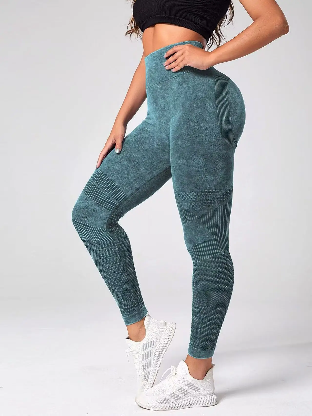 Seamless Leggings Sport Women Fitness Push Up Yoga Pants High Waist Hip-lifting Workout Running Scrunch Sportswear Gym Tights thumbnail 2