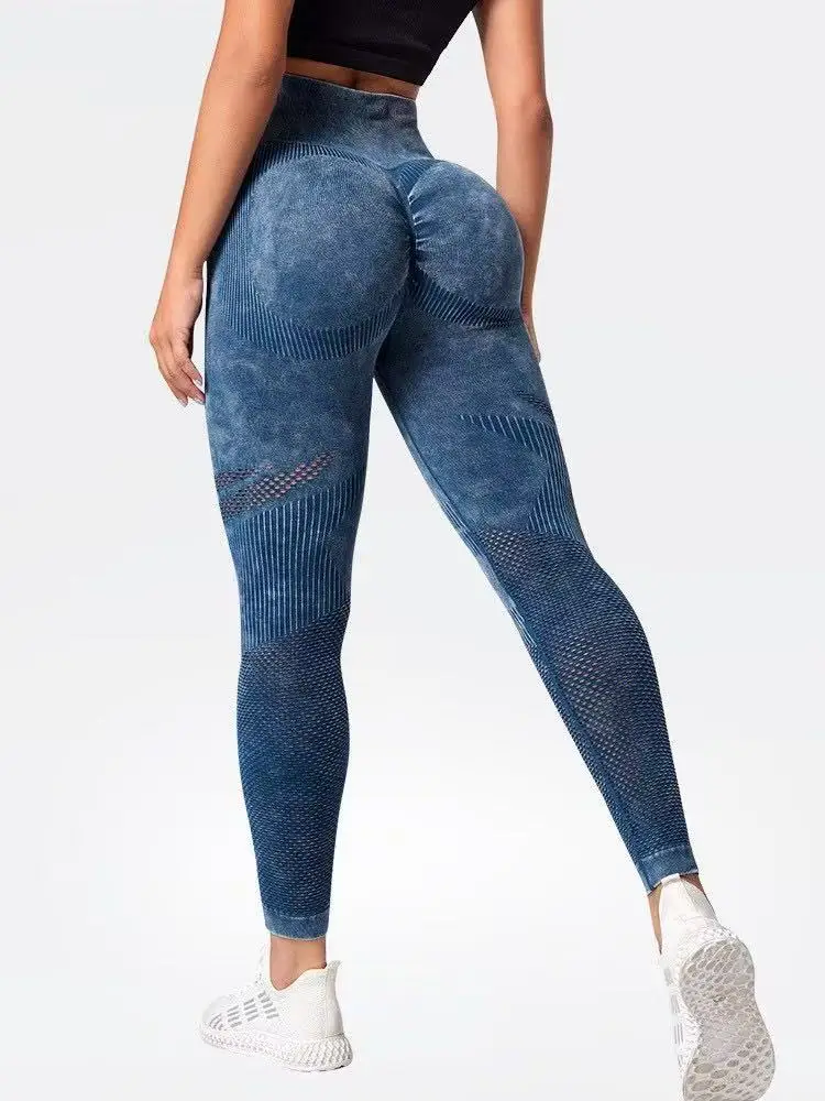 Seamless Leggings Sport Women Fitness Push Up Yoga Pants High Waist Hip-lifting Workout Running Scrunch Sportswear Gym Tights thumbnail 3