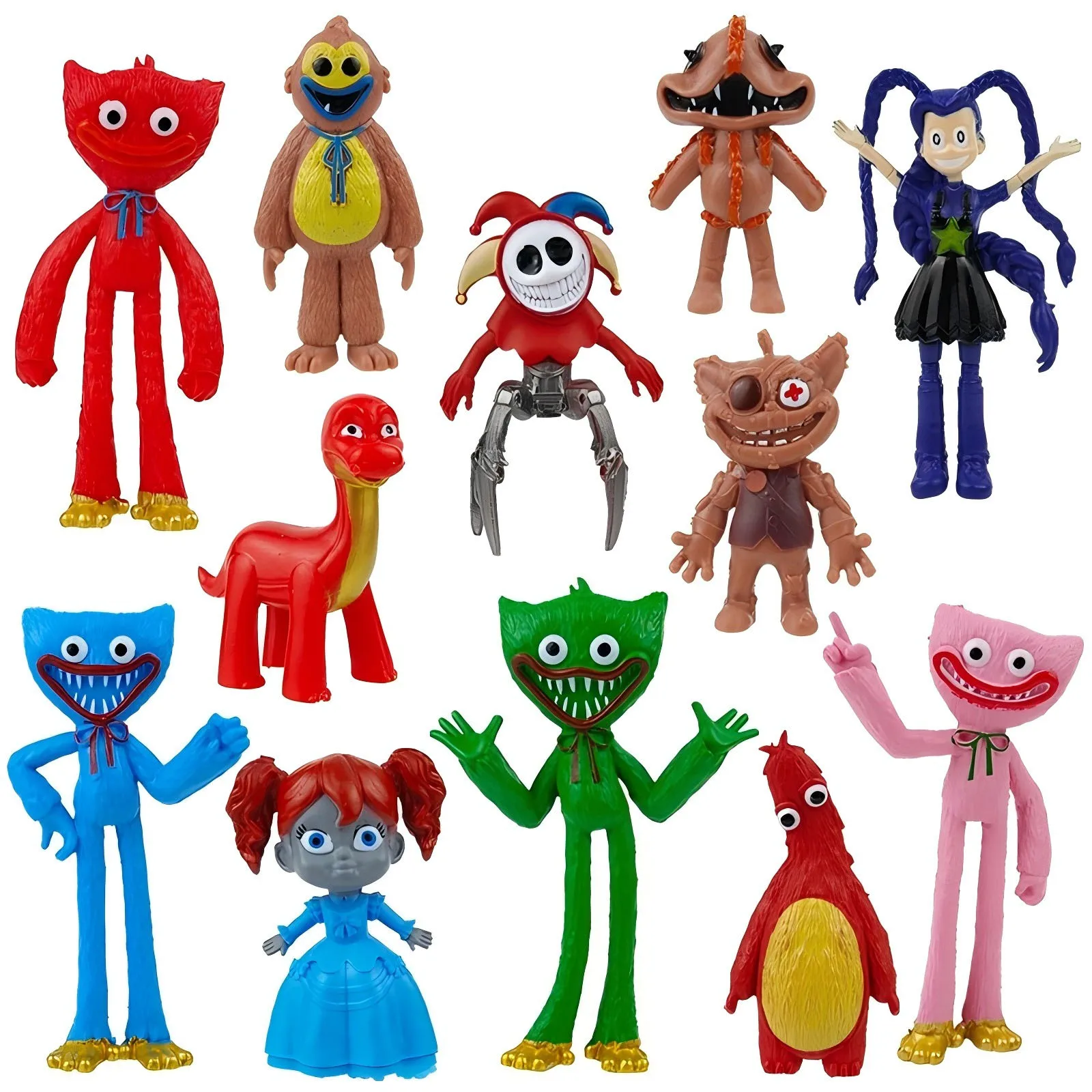 2026 Provide new Poppy games in sets of 8 and 12 pieces; Complete set of character dolls, children's and adult birthday gifts,