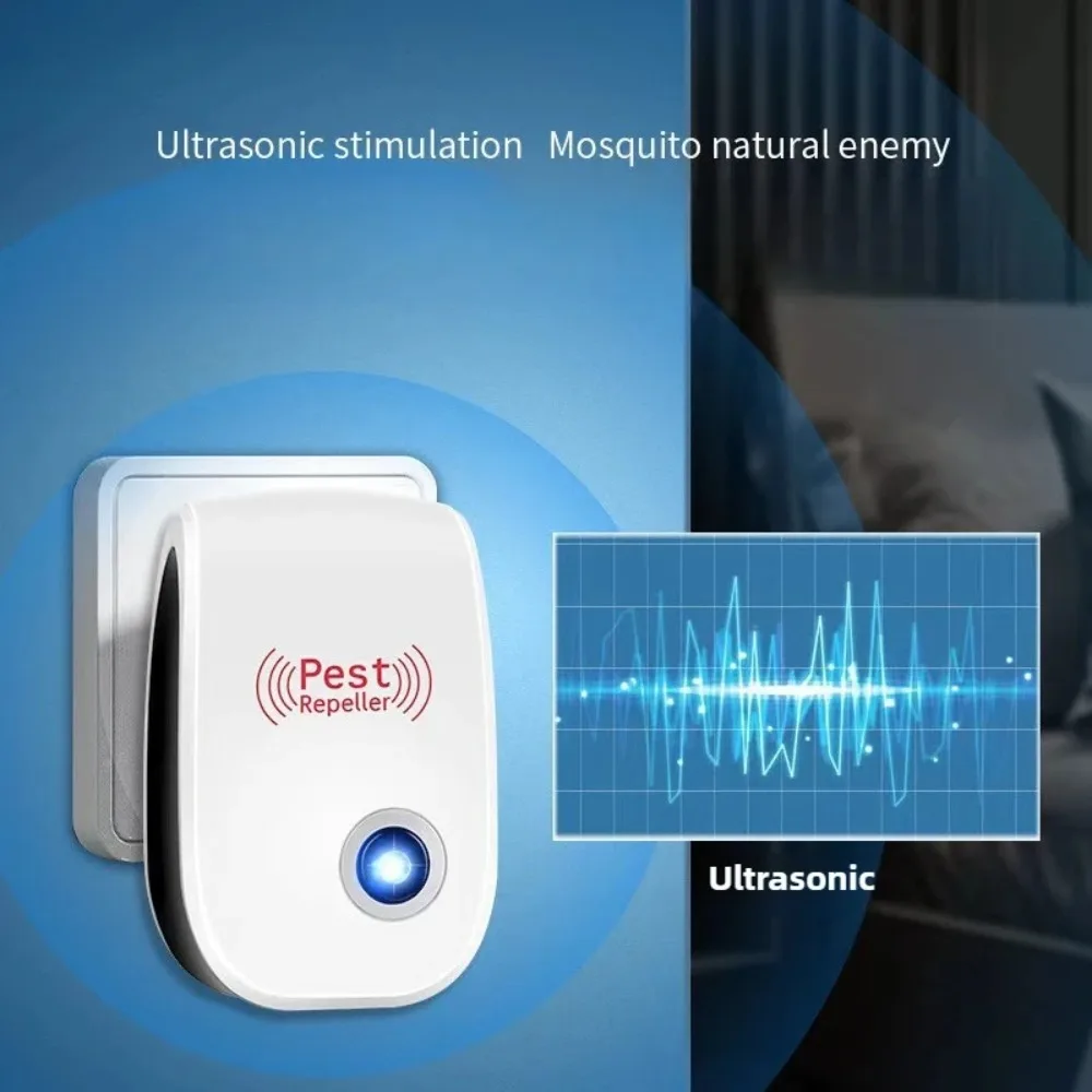 Plug-In Ultrasonic Pest Repeller,Electronic Insect Control,Mosquito Repellent For Home,Repels Mice Ants Spiders Cockroaches thumbnail 5