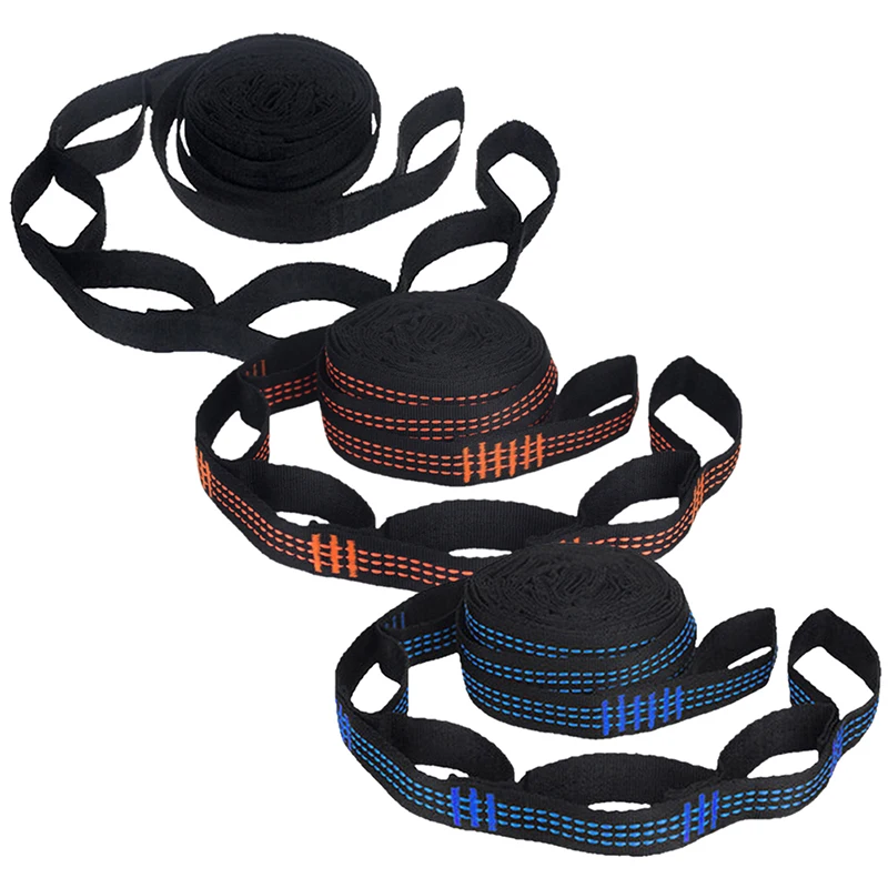 NEW 2PCS Hammock Straps Extra Strong Lightweight Rope and 600lbs Breaking Strength Non-Stretch thumbnail 4