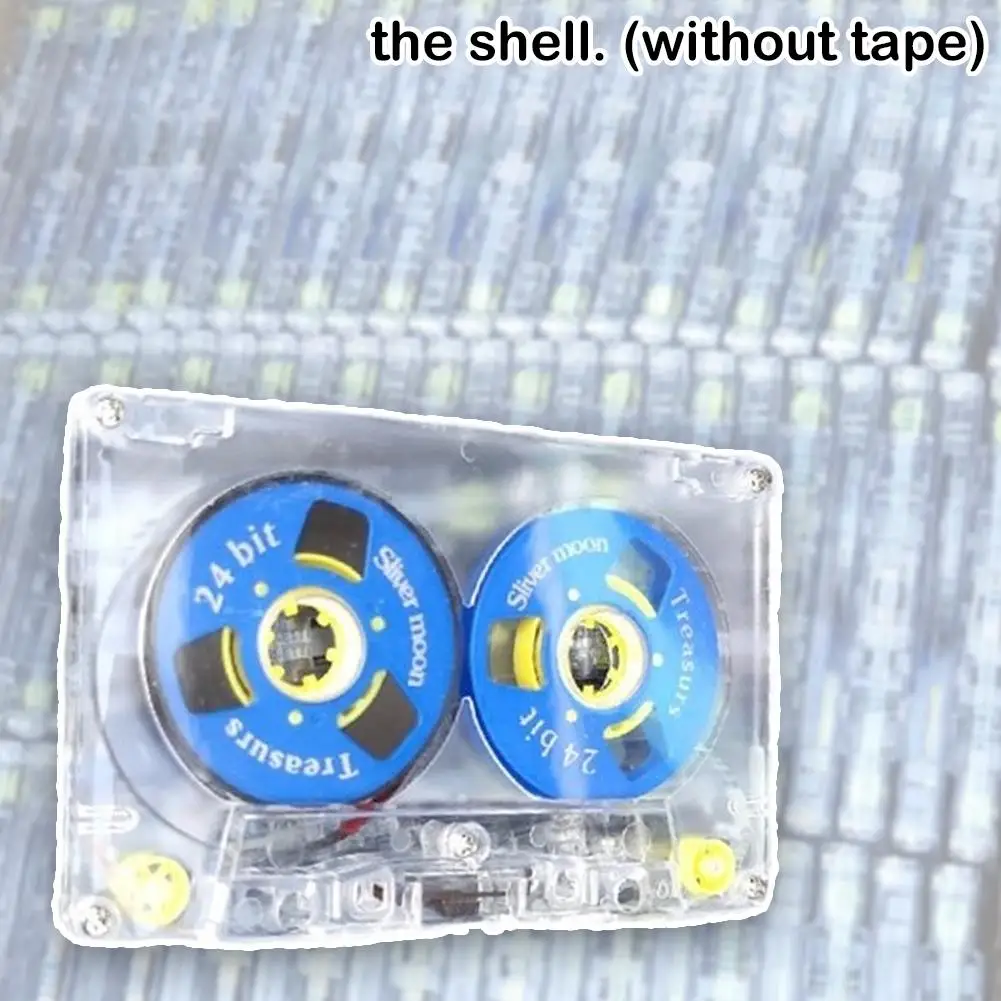 45-minute Blank Tape Blank Audio Cassette Tape Transparent Standard Audio Tape for Recording No Pre-Recorded Small Open Tape thumbnail 5