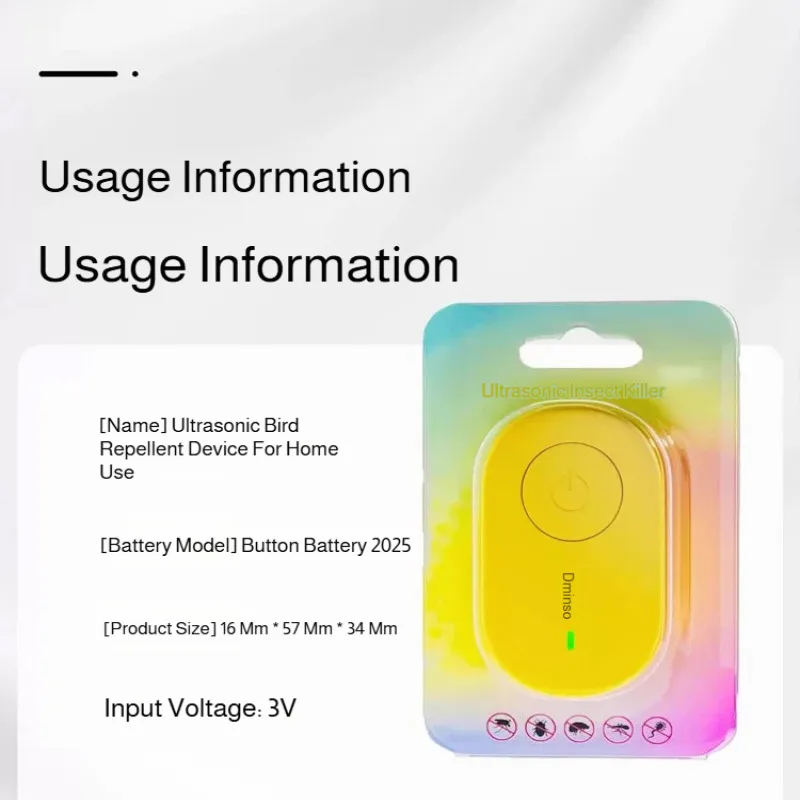 Ultrasonic Automatic Bird Repeller Efficient Garden Bird Deterrent Outdoor Pest Control Device for Home Use thumbnail 6
