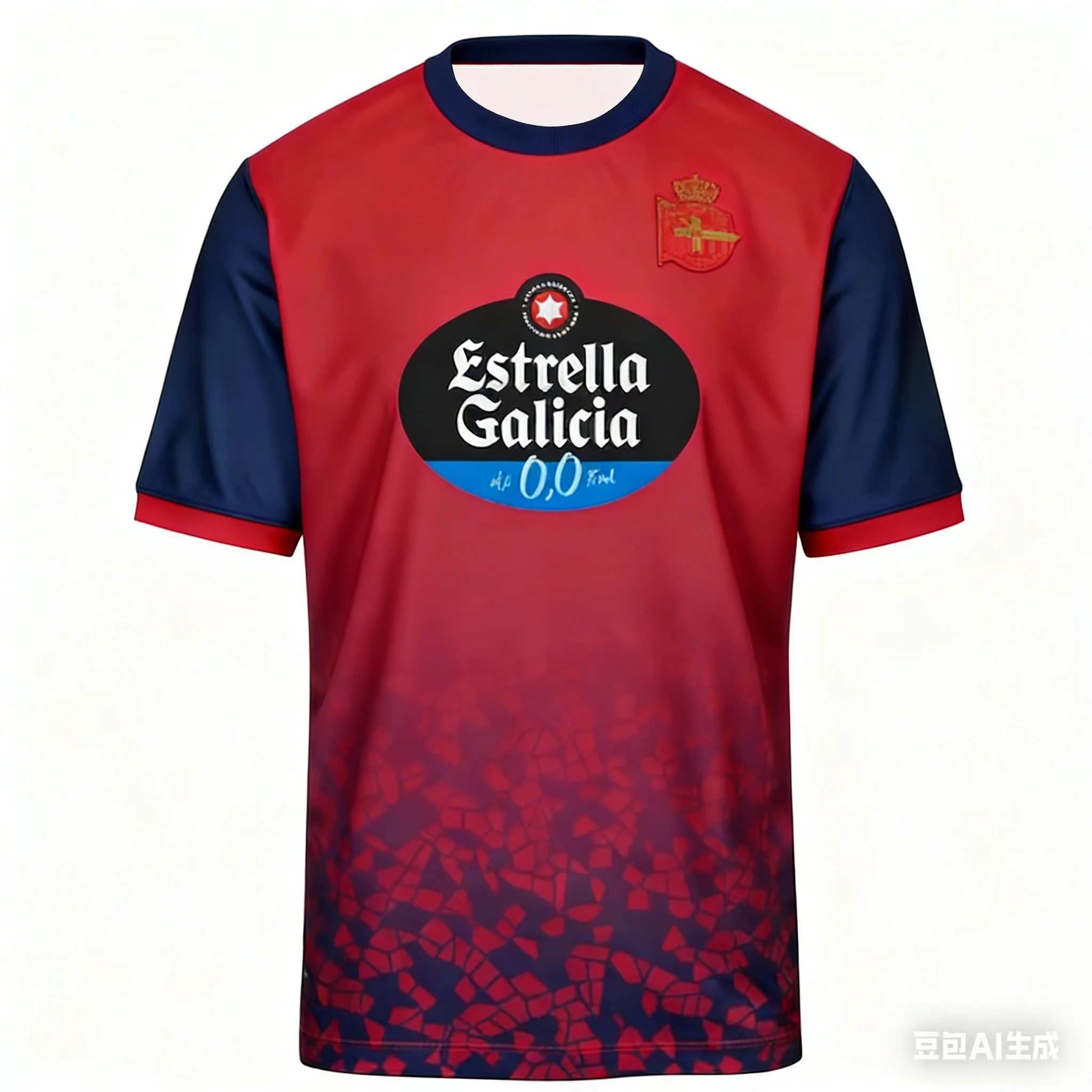 Classic Deportivo Deportivo La Coruna Fan Special Edition Jersey Adult/children Football Training Quick Drying Short Sleeved Tee thumbnail 3