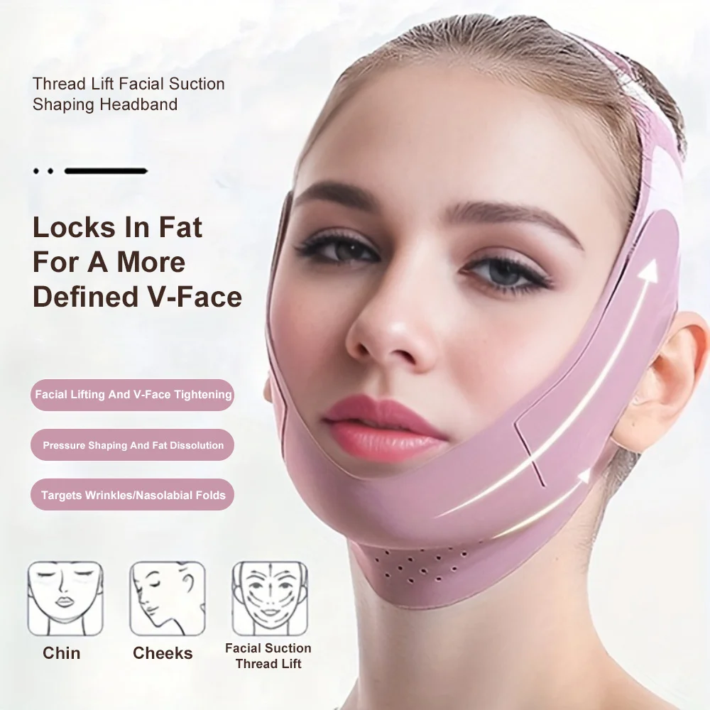 Beauty Face Sculpting Sleep Mask Reusable V Shaper Mask Facial Lifting Anti Wrinkle Strap Band Sleeping Mask Beauty Health Tools thumbnail 3