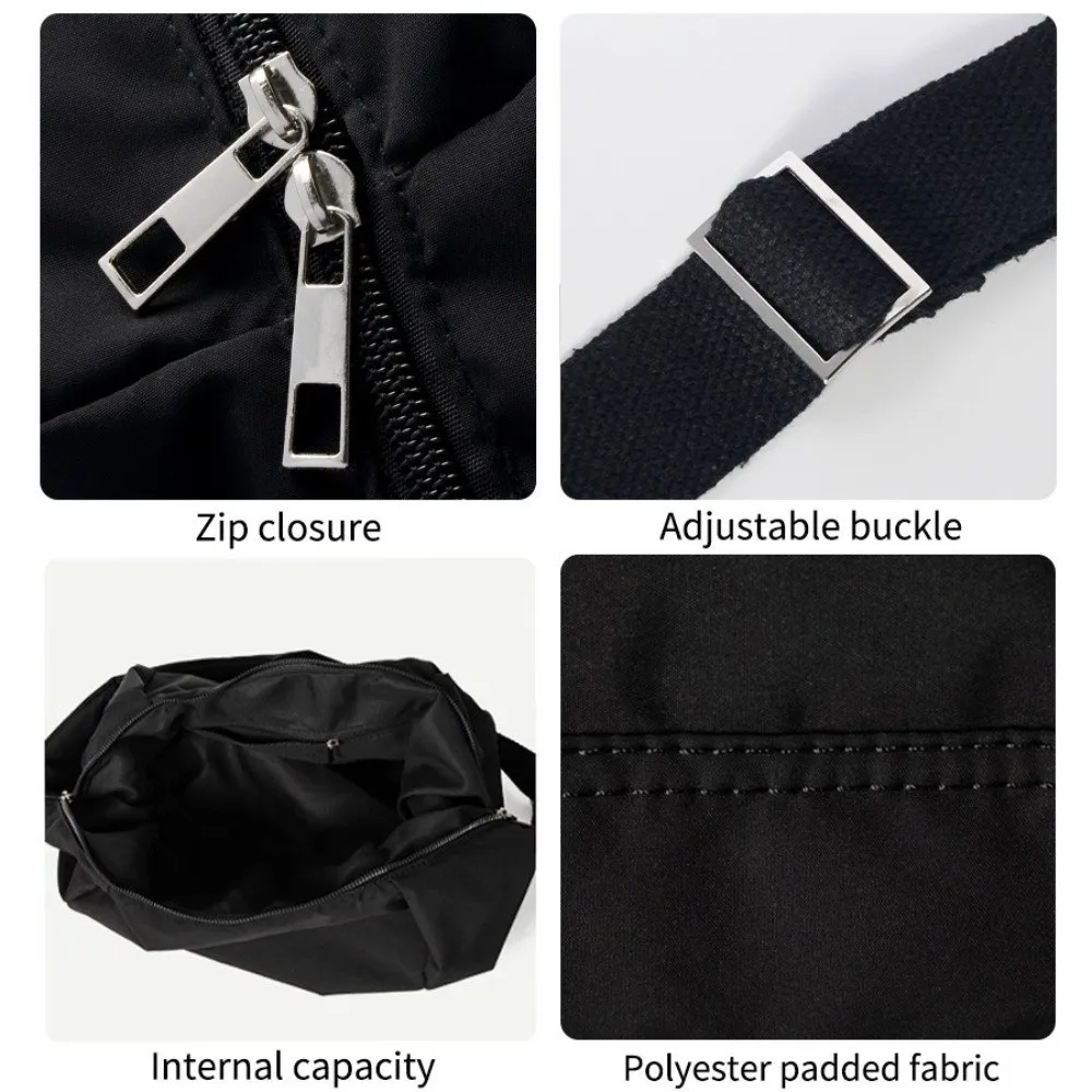 New Large Capacity Down Crossbody Bags Casual Versatile Shoulder Bag Simple Lightweight Travel Messenger Purse for Women Men thumbnail 5