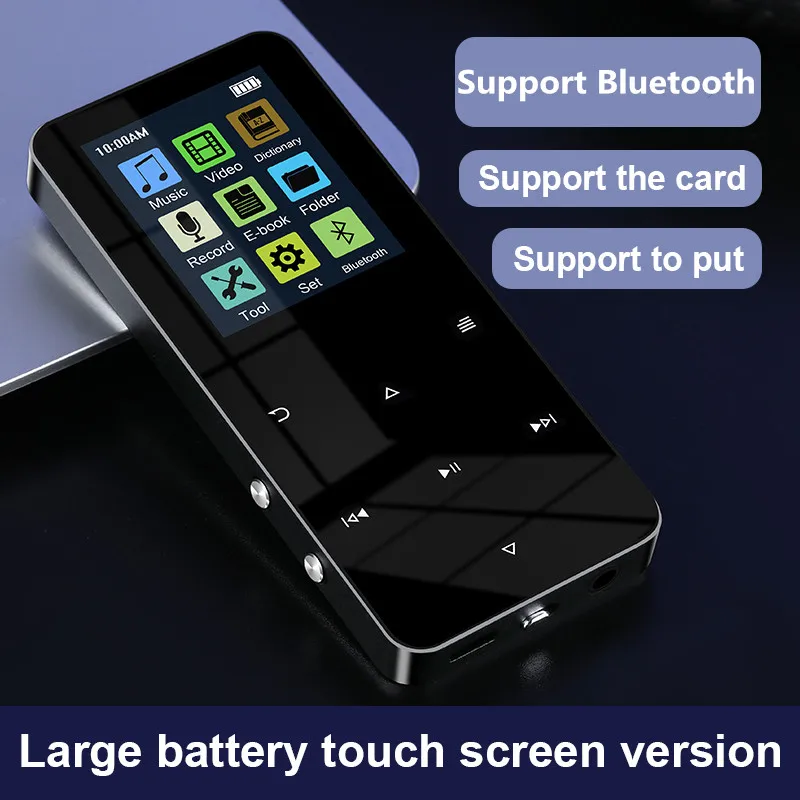 Mp4 1.8 Inch TFT  Video Player USB 2.0 3.5mm Jack Bluetooth-compatible 5.0 MP3 MP4 Player with E-book Recording Built-in Speaker thumbnail 4