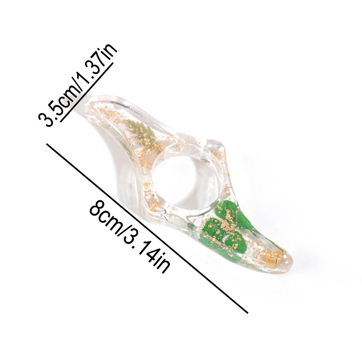 Resin dried flowers Thumb Bookmark School Supplies Reading Aid Student Book Accessory Page Divider Book page accessories thumbnail 2