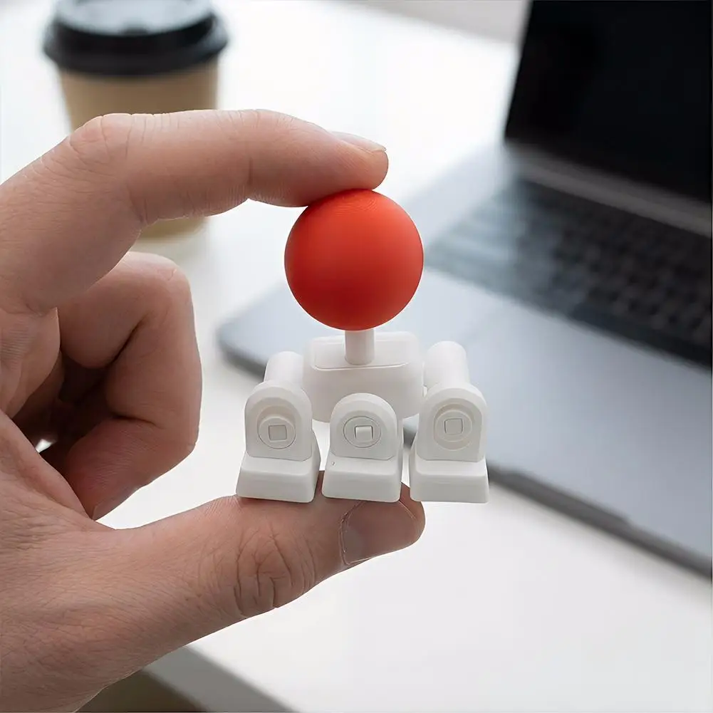 3D Printed Mechanical Keyboard External Game Joystick With WASD Movement, For Fighting Games, Compatible With Cross-axis Buttons thumbnail 3