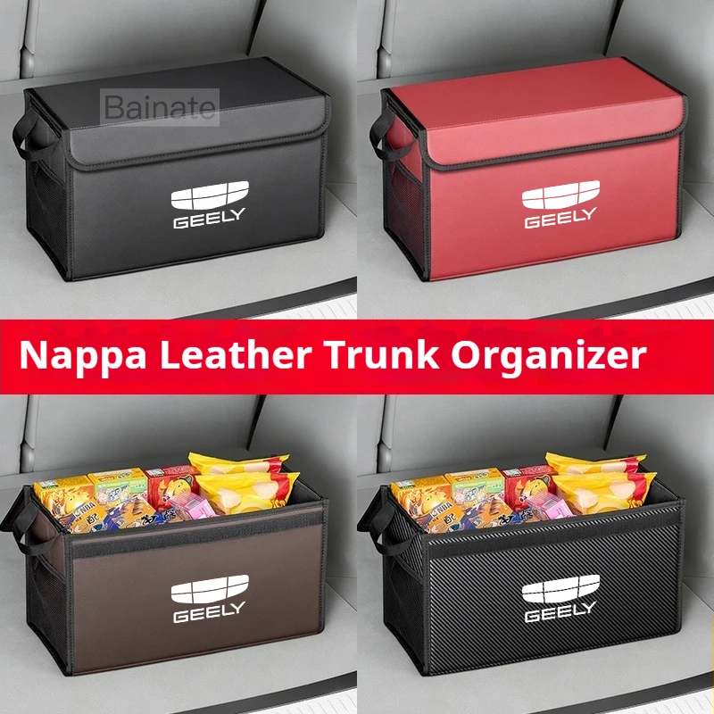 For GEELY Coolray X7 EX5 emgrand monjaro 2026, Car Trunk Foldable Storage Box Large-Capacity Stowing Tidying Bag Car Accessories thumbnail 2