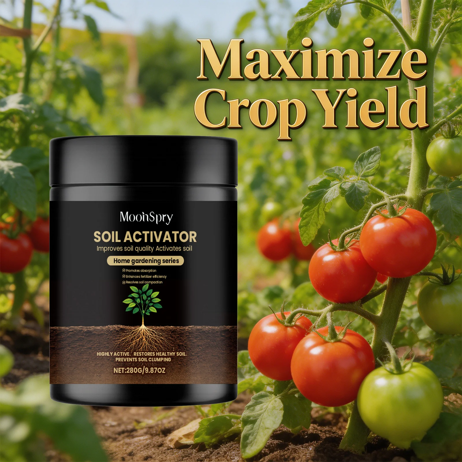 Soil Activator Improve Soil Quality Promote Absorption Enhance Fertilizer Effect Resolve Soil Compaction Nutrients Supplement thumbnail 5