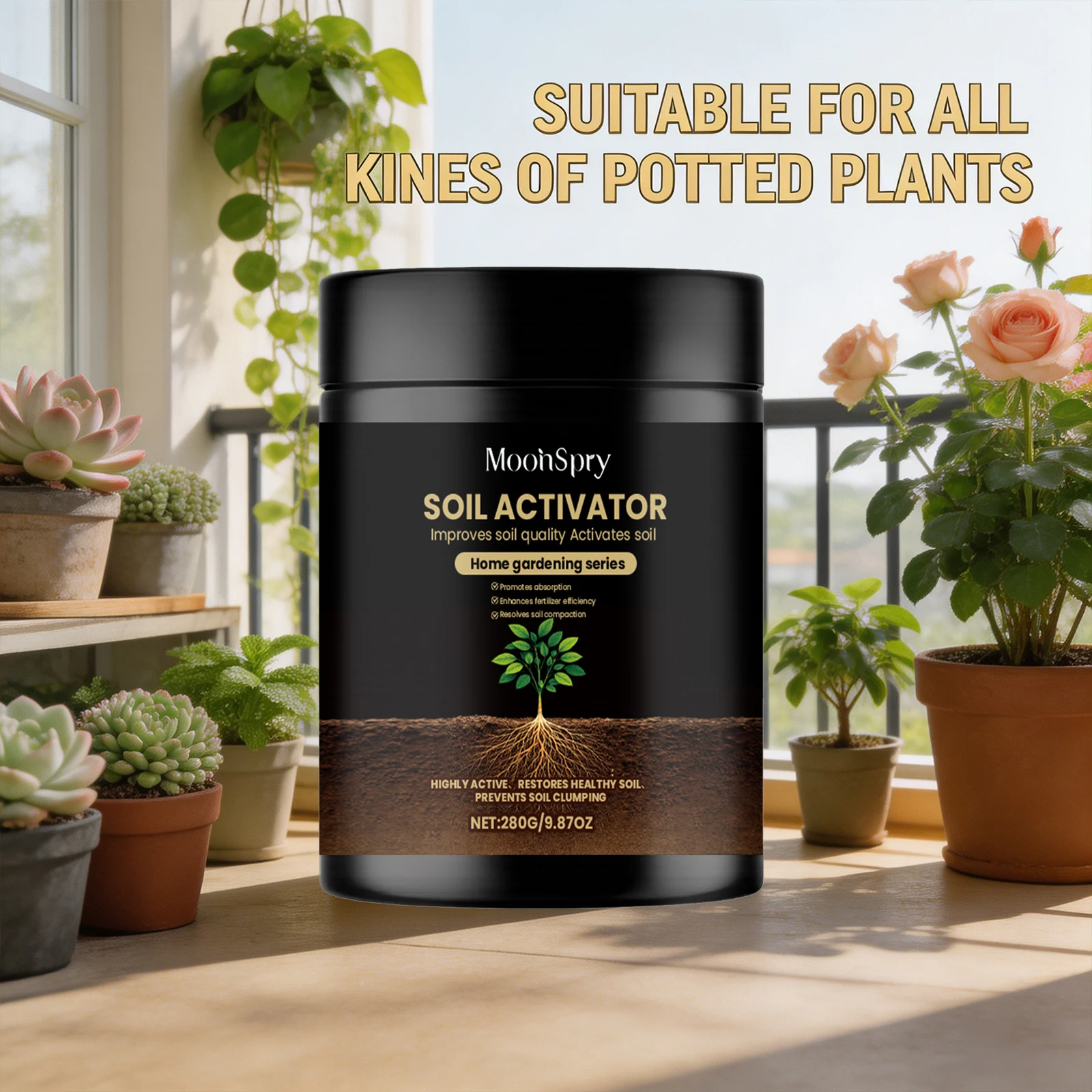 Soil Activator Improve Soil Quality Promote Absorption Enhance Fertilizer Effect Resolve Soil Compaction Nutrients Supplement thumbnail 6