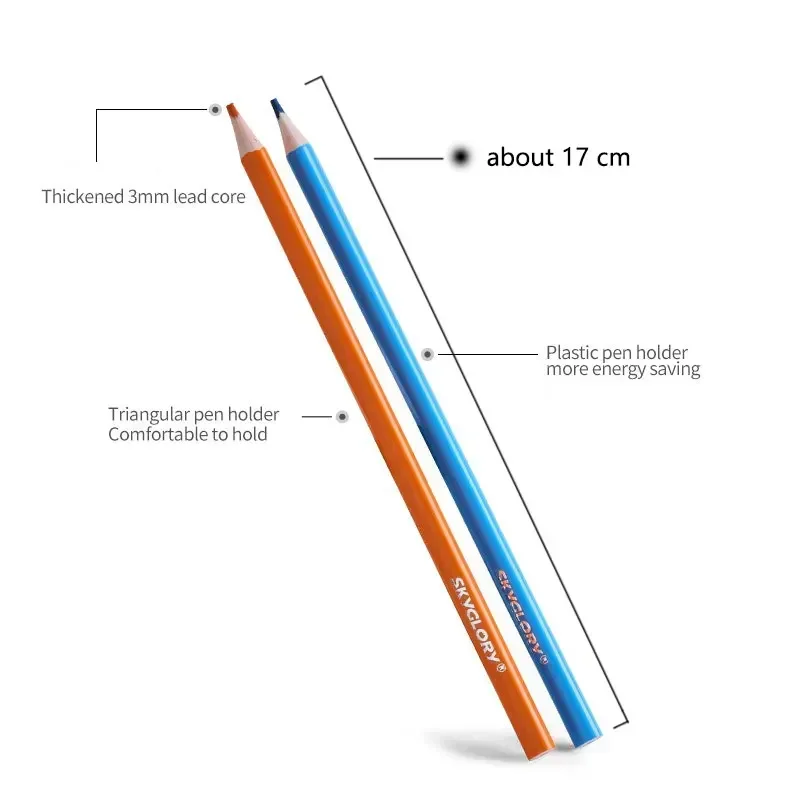 1 Set 12-48 Colors Colored Pencil Set, HB Triangular Barrel Drawing Pencils, Professional Art Supplies for School Stationery thumbnail 5