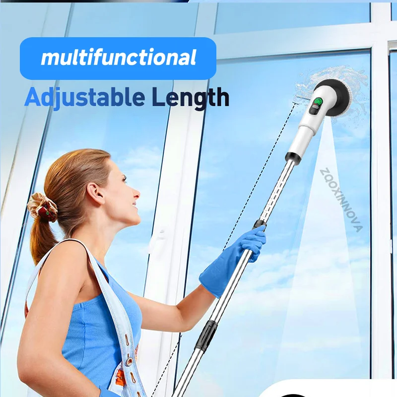 Household Cordless Spin Scrubber Kitchen Gadgets Hair Brushes Bathroom Broom Toilet Mops Electric Multipurpose Cleaning Brush thumbnail 3