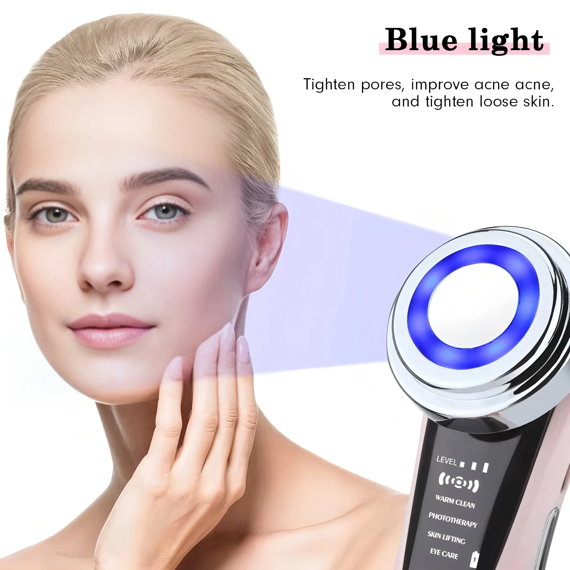 2026 New Face Massager Ultra-Light Wireless Beauty Photon Skin Rejuvenation Instrument Compatible With Men thumbnail 2