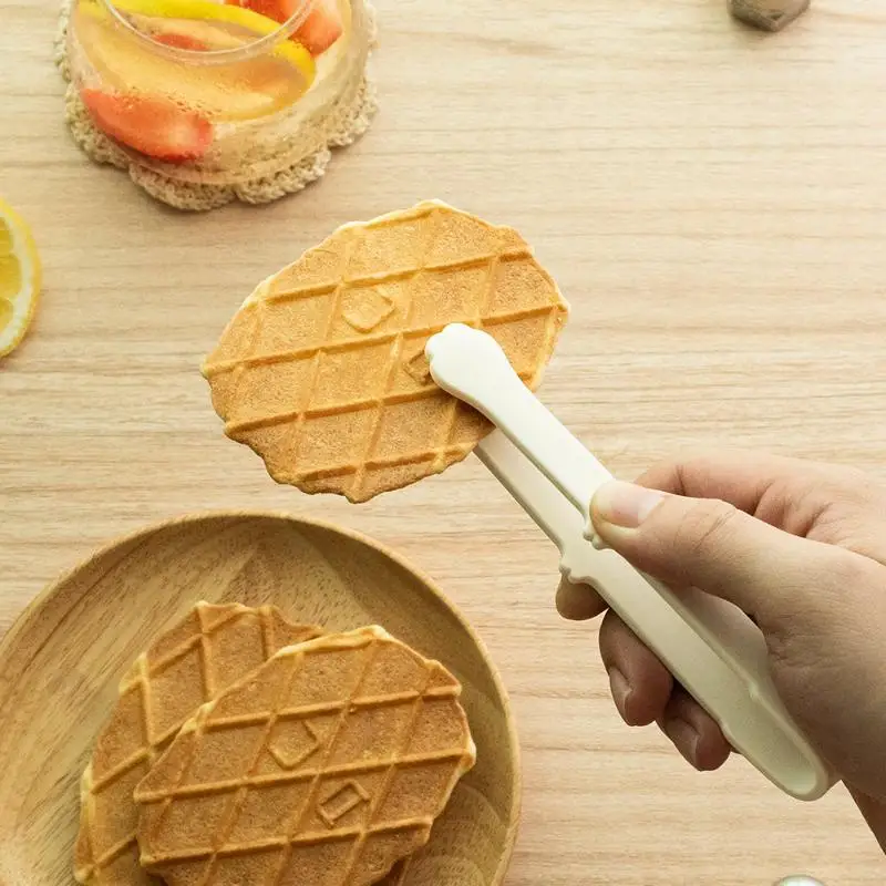 Creative Japanese Cat Paw Shape Kitchen Accessories Silicone Mini Snack Food Tongs Non-slip Handles BBQ Bread Ice Cube Clip thumbnail 4