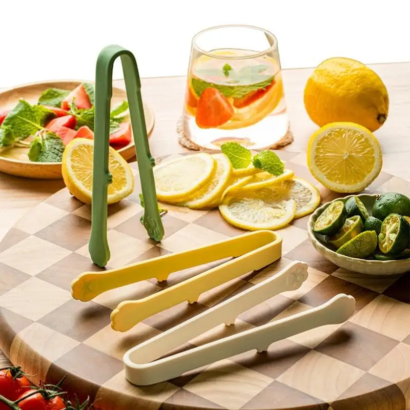 Creative Japanese Cat Paw Shape Kitchen Accessories Silicone Mini Snack Food Tongs Non-slip Handles BBQ Bread Ice Cube Clip thumbnail 5
