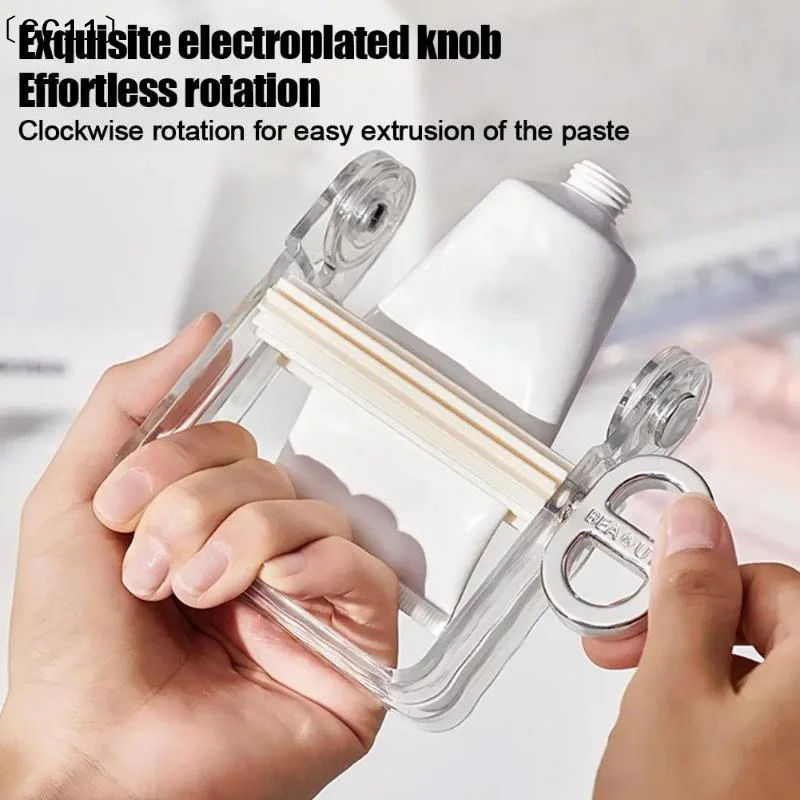 Toothpaste Squeezer Tool Manual Plastic Tube Dispenser For Easy Squeezing Bathroom Essential For Toothpaste And Creams 〔CC11〕 thumbnail 4