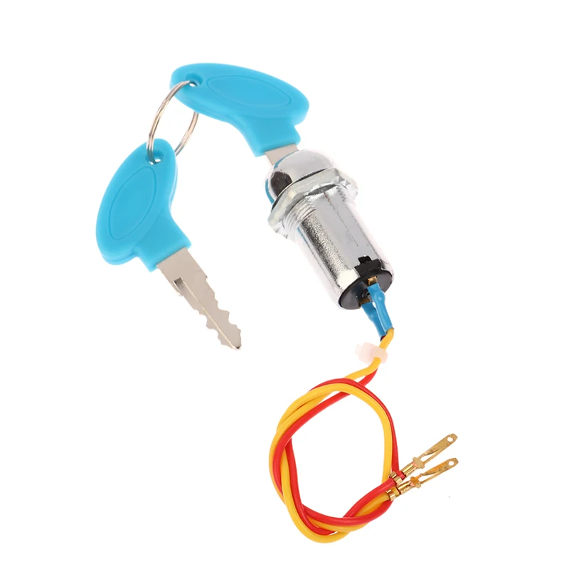 New Arrival 1 Set 2 Wire Key Ignition Bike Motorcycle Switch Lock Scooter Go Kart Switches For Motorcycle Electrical System thumbnail 4
