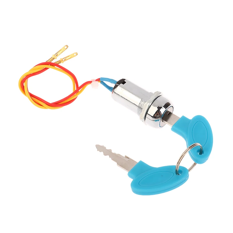 New Arrival 1 Set 2 Wire Key Ignition Bike Motorcycle Switch Lock Scooter Go Kart Switches For Motorcycle Electrical System thumbnail 3