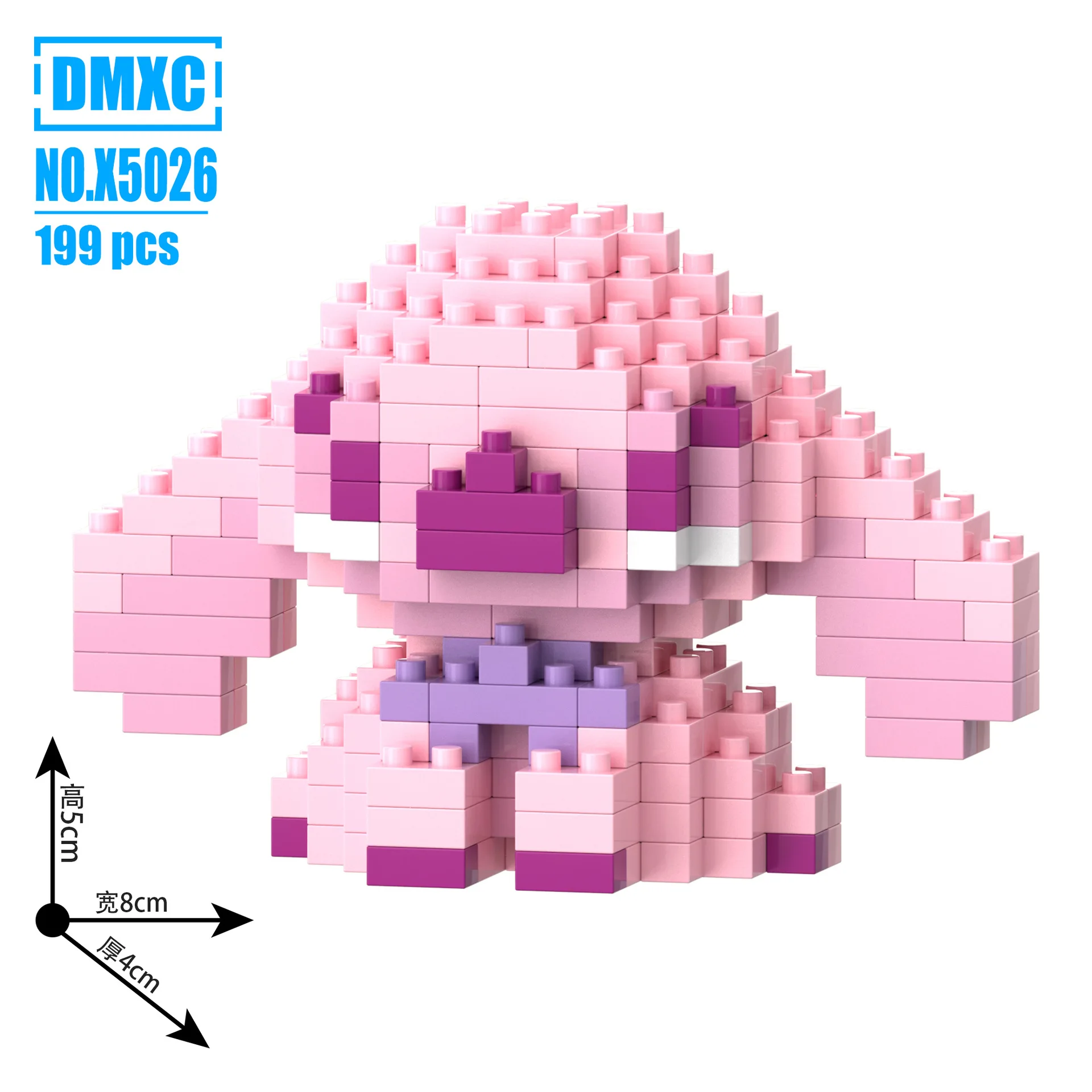 Cute Stitch Building Blocks Set 232 Pcs Creative DIY Assembly Model Kit Action Figure Toy For Kids Adults Collection Gift thumbnail 4